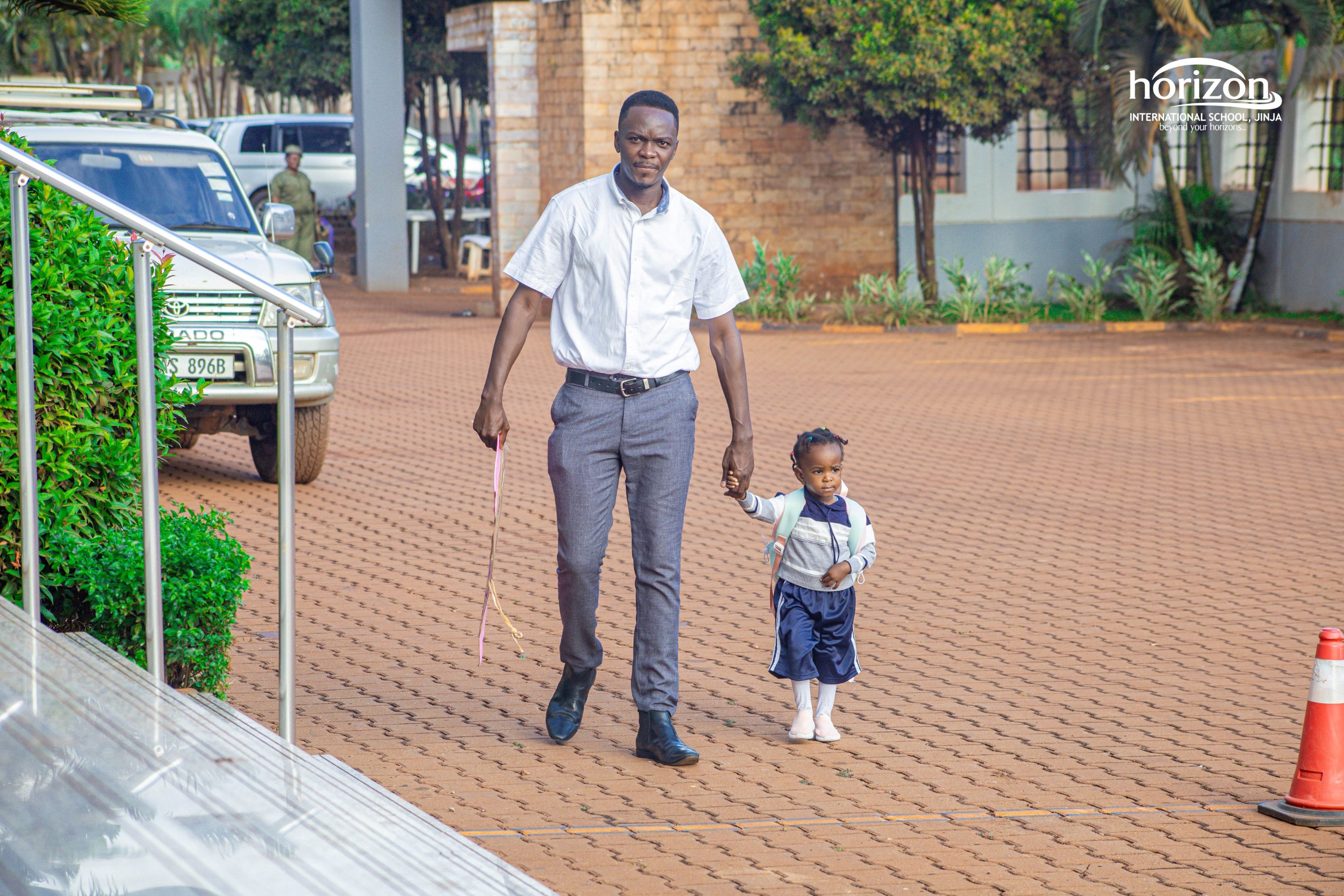 Mr. Kirunda Fahad and Daughter
