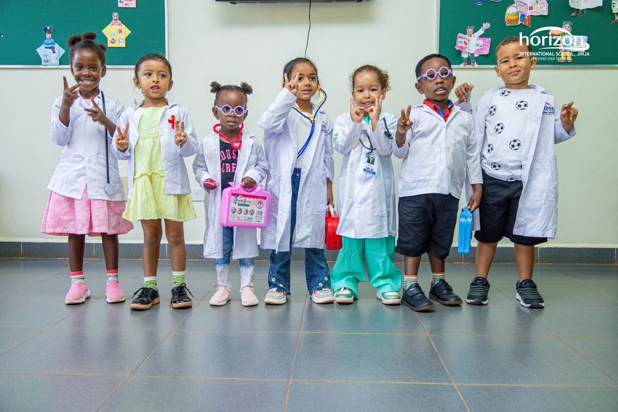 Teacher helping student